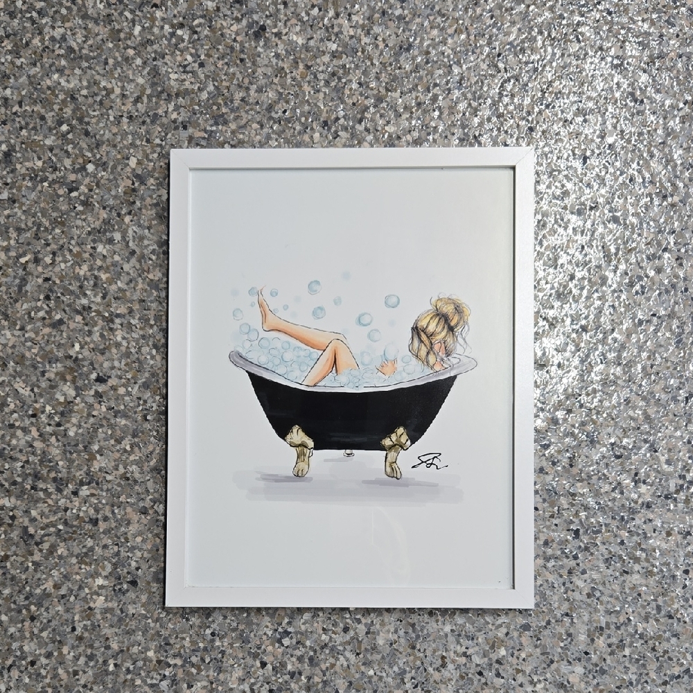 Melsy's Bathroom Illustration